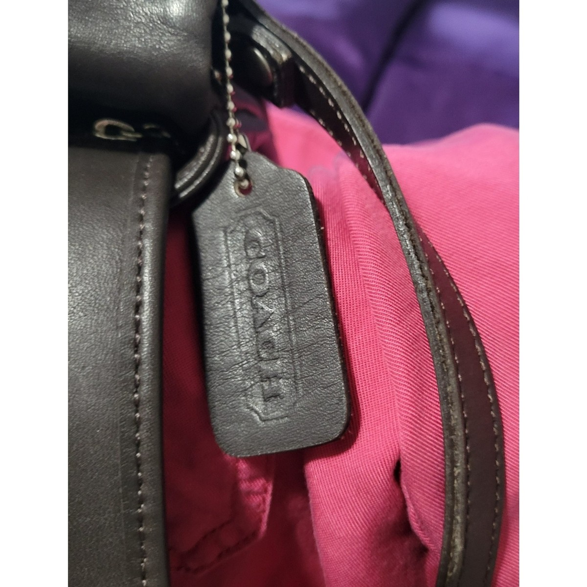 COACH　バッグ Vintage Coach Slim Black Leather Flap Crossbody Bag 9473 | eBay