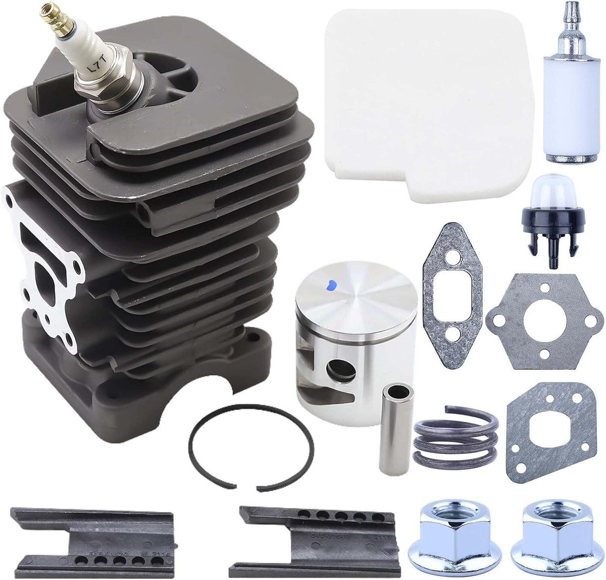 Haishine 41mm Cylinder & Piston Gasket Kit – Fits Poulan PP3816AV, PP4218AV & More
