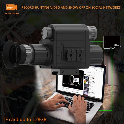 AI 5X ZOOM Riflescope Night Vision Scope Sight Infrared Monocular 1080P HD DVR - Picture 11 of 17