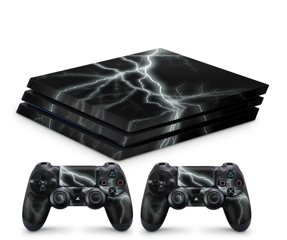 Sony Playstation 4 Pro PS4 Skin Aufkleber Schutzfolie Konsole Controller Sticker - Bild 3 von 4