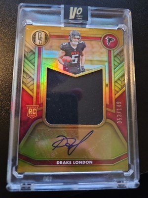2022 Panini Gold Standard Drake London RC Auto Patch /149 Falcons