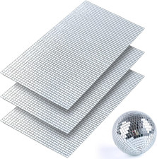 Mirror Tiles Self Adhesive, 5100 Pieces Mosaic Tiles Sheet, Disco Ball Tile Stic