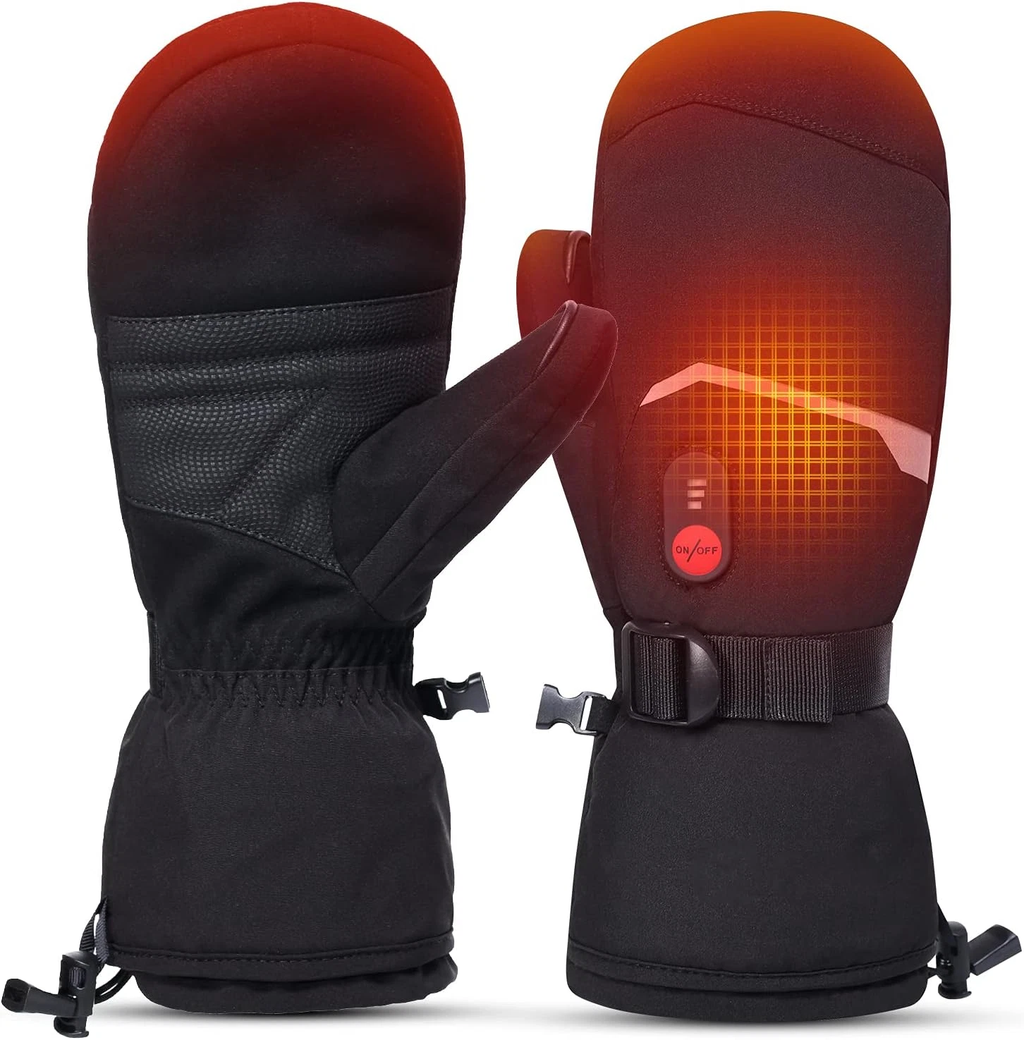 Rechargeable Heated Ski Gloves & Mittens for Men & Women - Perfect for Winter!