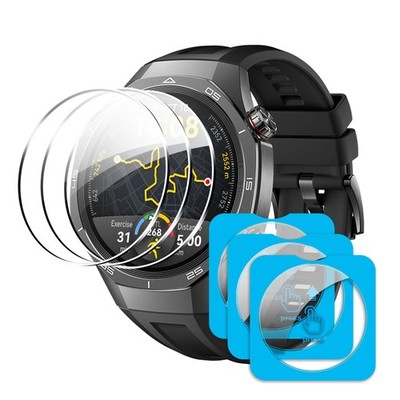 3 Stück für Huawei Watch GT 5 / GT 5 pro 46mm 2024 Schutzfolie 9H Anti Kratzen