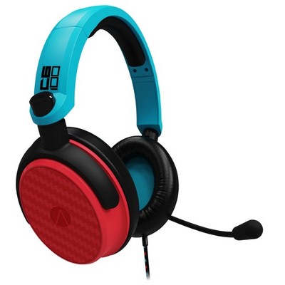 STEALTH Multiformat Stereo Gaming Headset-C6-100(rot/blau), Over-ear Headset Meh