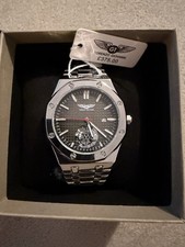 Torenzo Giovanni GT Men’s Luxury Watch – Silver Bracelet Boxed RRP £375 New