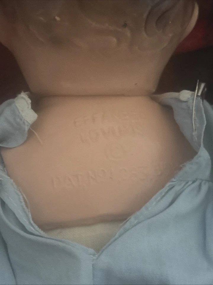 Composición y tela de muñeca Effanbee BABY Lovums vintage temprana - 15" Foto 2 de 4