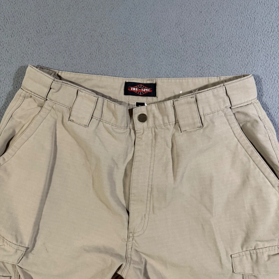 Tru Spec Mens Beige Cargo Pants Size 36x34 Utility Military Workwear Outdoor - Image 2 of 4