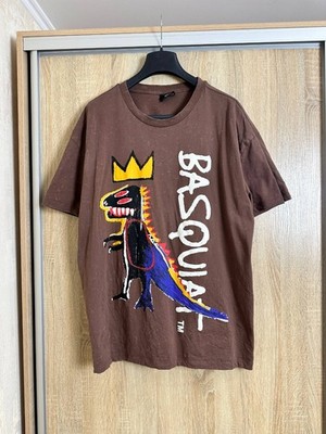 Jean-Michel Basquiat x Primark Vintage Big Art Logo DINOSAUR CROWN T Shirt 2XL