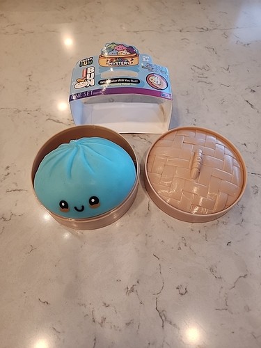 Squishy Bun Rainbow Mystery Dumpling Blue Opened Duplicate