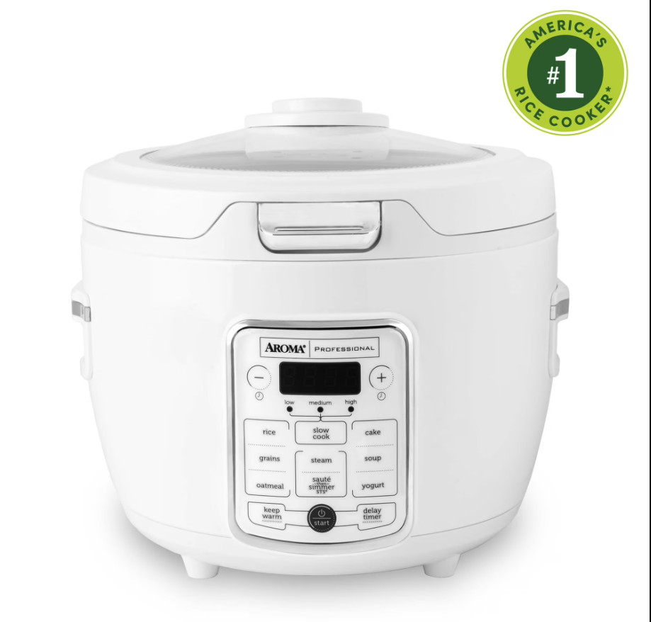 Aroma Professional 20-Cup Digital Rice & Grain Multicooker a