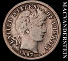 1897 Barber Dime- Scarce Better Date- No Reserve #K536
