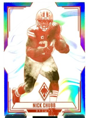 2023 Panini Phoenix #CON-11 Nick Chubb Contours