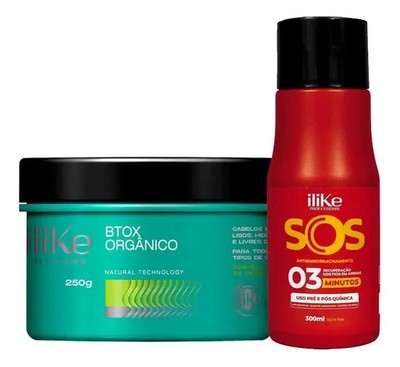 ILike Organic Formaldehyde-Free Botox 250g + SOS Mask - 300ml