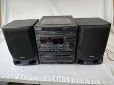 Aiwa NSX-V21 FOR PARTS Digital Audio System 2 Cassette 3 CD, Tuner Karaoke Dolby