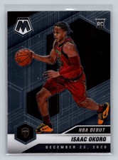 2020 Panini Mosaic #212 Isaac Okoro    Cleveland Cavaliers Rookie