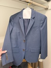 J. Crew Crewcuts Boys Ludlow suit jacket Italian wool Dark Blue Sport Coat PERF
