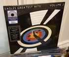 Eagles Greatest Hits Volume 2 Clear Vinyl LP Exclusive Sealed