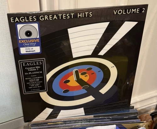 Eagles Greatest Hits Volume 2 Clear Vinyl LP Exclusive  Sealed