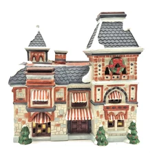 Unique Christmas Village Building - Lighted with Cord.