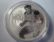 2021 Tuvalu Marvel Series Wolverine 1 oz Silver Coin