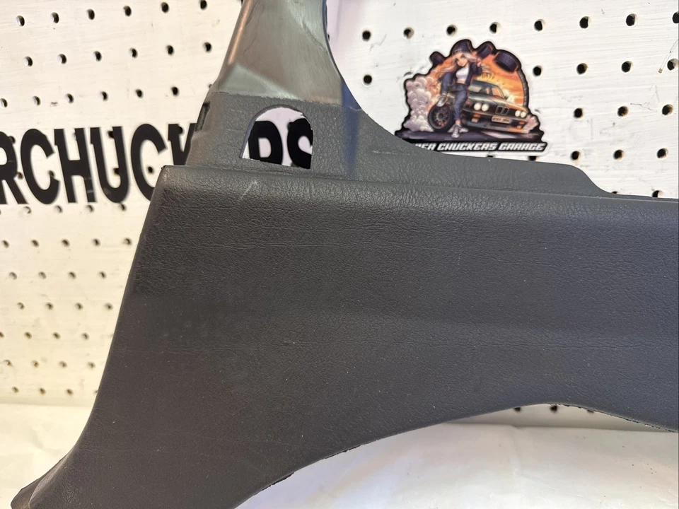 Panel lateral del asiento inferior derecho negro convertible BMW E46 OEM 00-05 323ci Foto 3 de 4