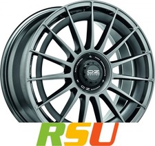 4x OZ Superturismo Aero star graphite 8x19" ET49 LK5 112 ML 75 Alufelgen 19 Zoll