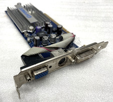 NVIDIA GeForce 6200LE 128MB DDR AGP VGA DVI S-Video Graphics Card