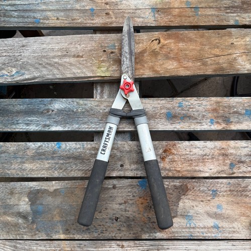 Craftsman Hedge Shears 7” Blade Adjustable Tension Trimmer READ