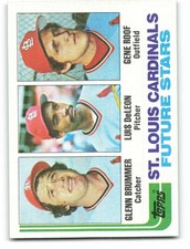 1982 Topps #561 Glenn Brummer/Luis DeLeon/Gene Roof EX Excellent RC Rookie Cardi
