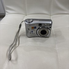 Sony Cyber-shot DSC-S90 4.1 MP Digital Silver Camera For Parts