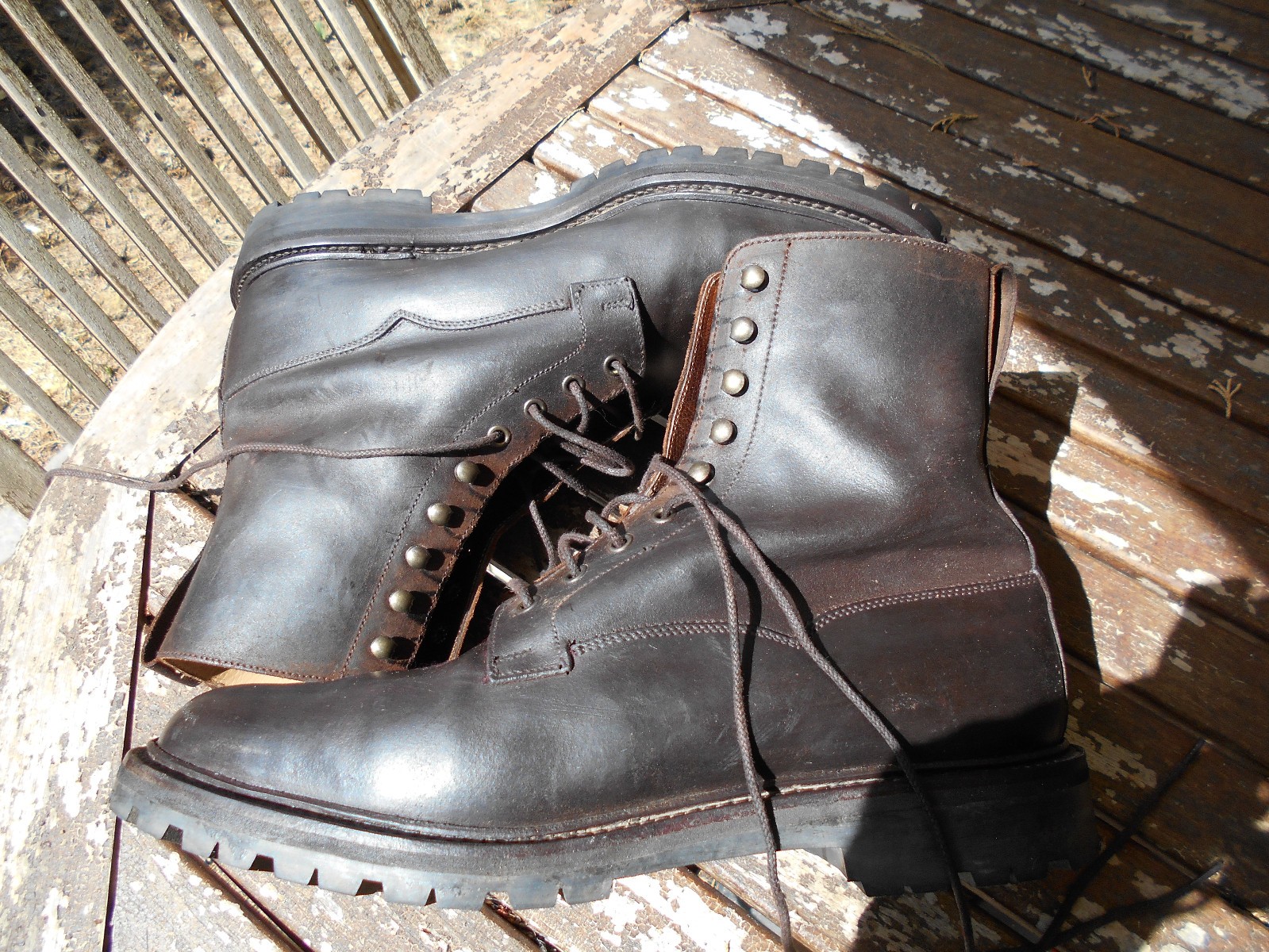 Crockett & Jones GRIZEDALE Rough Out Suede Boots VIBRAM Sole Mens UK 8 E image 5