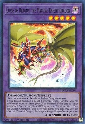 Yu-Gi-Oh! - Curse of Dragon, the Magical Knight Dragon DIFO-EN097 Karte TCG