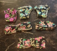 Vntg Hawaiian Barbie Swimsuit Lot 1990s Strapless Bikini  Bottom Lot  