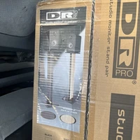DR PRO Studio Monitor speaker Stands Pair- NIB Black