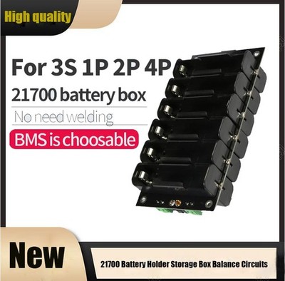3S Power Bank Case Battery Holder 21700 Storage Box Balance Circuits BMS PCB SDE