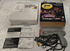 Time Crisis Plus Guncon Box - PlayStation 1 - NO GAME - JUST GUN + BOX / Inserts