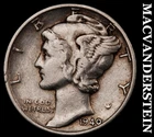 1940 Silver Mercury Dime-Scarce Better Date No Reserve #i2610