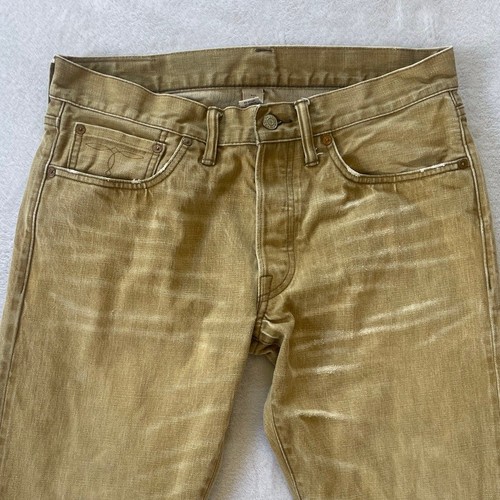 RRL Double RL Shuttle Woven Selvedge Denim Button Fly Size 32x32 Western - Picture 2 of 13