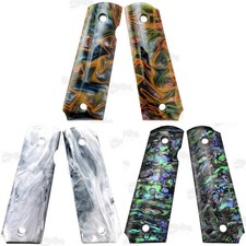 M1911 Acrylic Pistol Grips GLASS LOOK EFFECT BB GBB Pair of Full Size Gun Panels