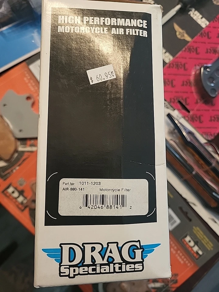 Filtro de aire Drag Specialties #1011-1203 - Harley-Davidson Street/Road Glide/king Foto 2 de 4