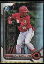 2022 Bowman Draft Chrome Refractor Ricardo Cabrera Raw #BDC-139