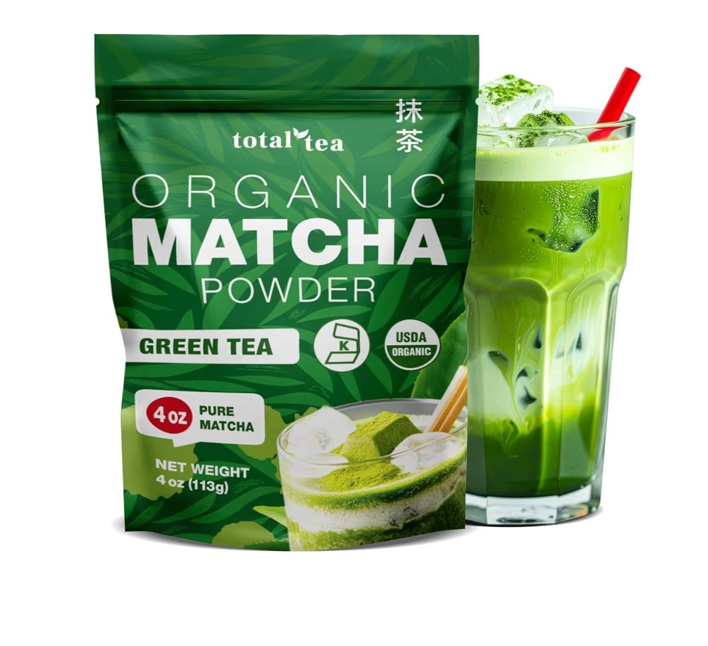 Powder Matcha Lattes Te Verde Organico Macha
