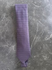 Hermes Paris lila Seidenkrawatte - Luxus authentische Herrenmode - 3,5 Zoll