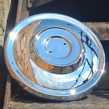 Jaguar 420 MK II S-Type Chrome Hub Cap Handcrafted In England.