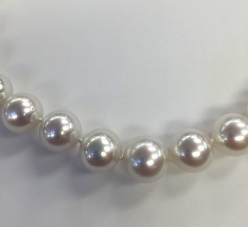 12x14.5mm Sea Pearls Strand ,White Rose Color. Well Matched. - Picture 12 of 12