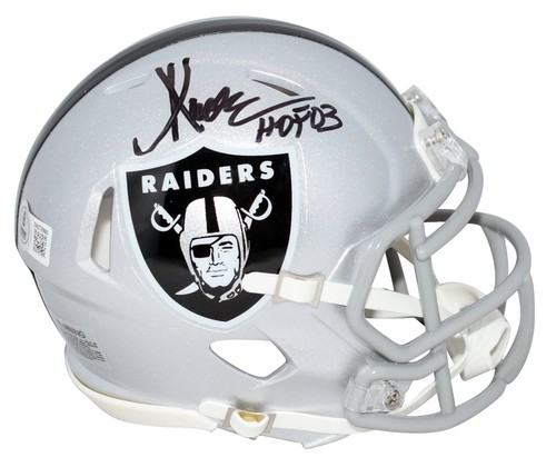 Marcus Allen Signed Oakland Raiders Full Size Replica Blaze Helmet