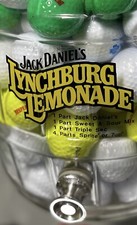 Jack Daniels XLG Lynchburg Lemonaid drink dispenser with gulf balls. Promo Kit.