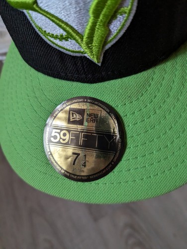 gorra verde bluejays coopers colección ciudad nueva era sombrero 7 1/4 ajustado - Imagen 7 de 8