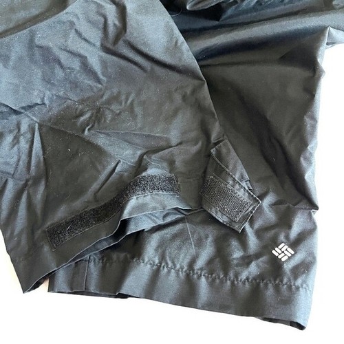 Columbia rain wind pants black kids medium 10 12 cargo pocket nylon hiking camp - Picture 4 of 8